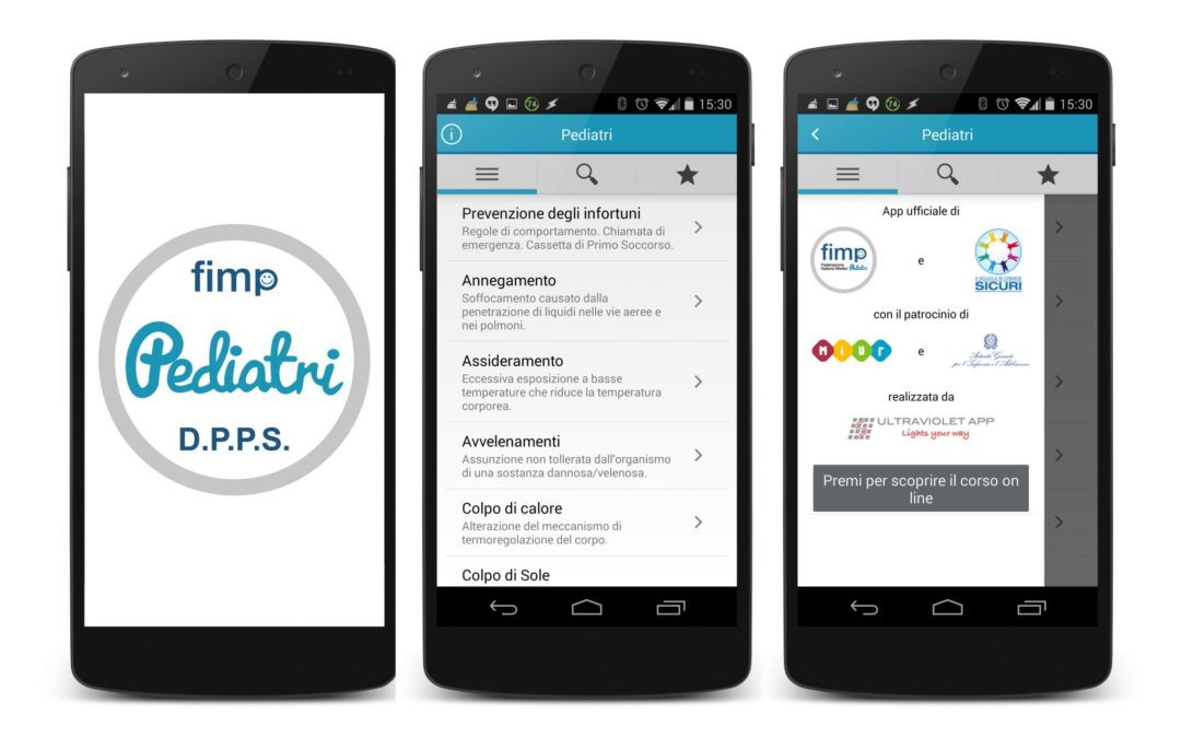 Arriva Pediatri, la App per imparare a gestire le emergenze dei bambini
